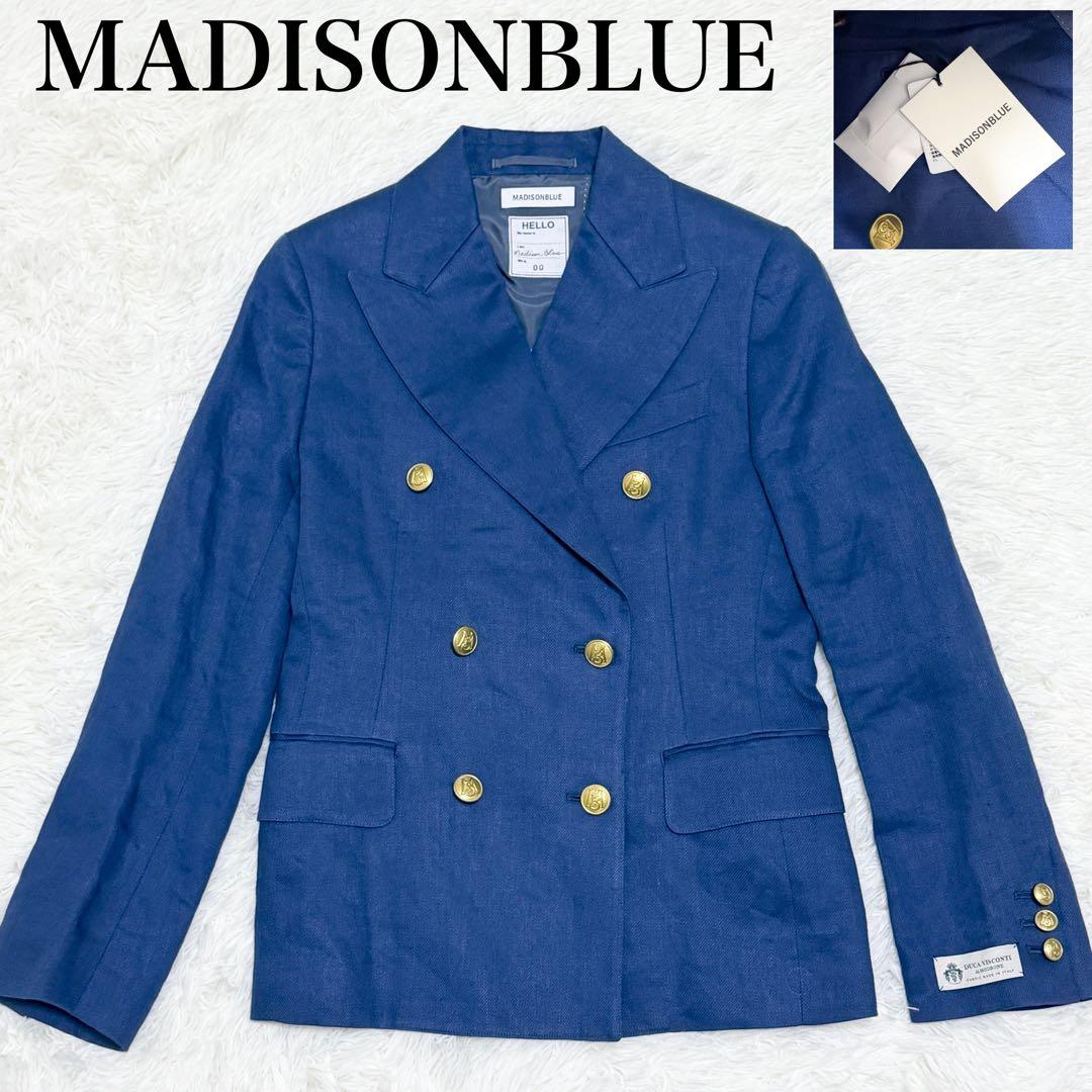 【タグ付き】 MADISONBLUE 金ボタン テーラードジャケット 00 XS