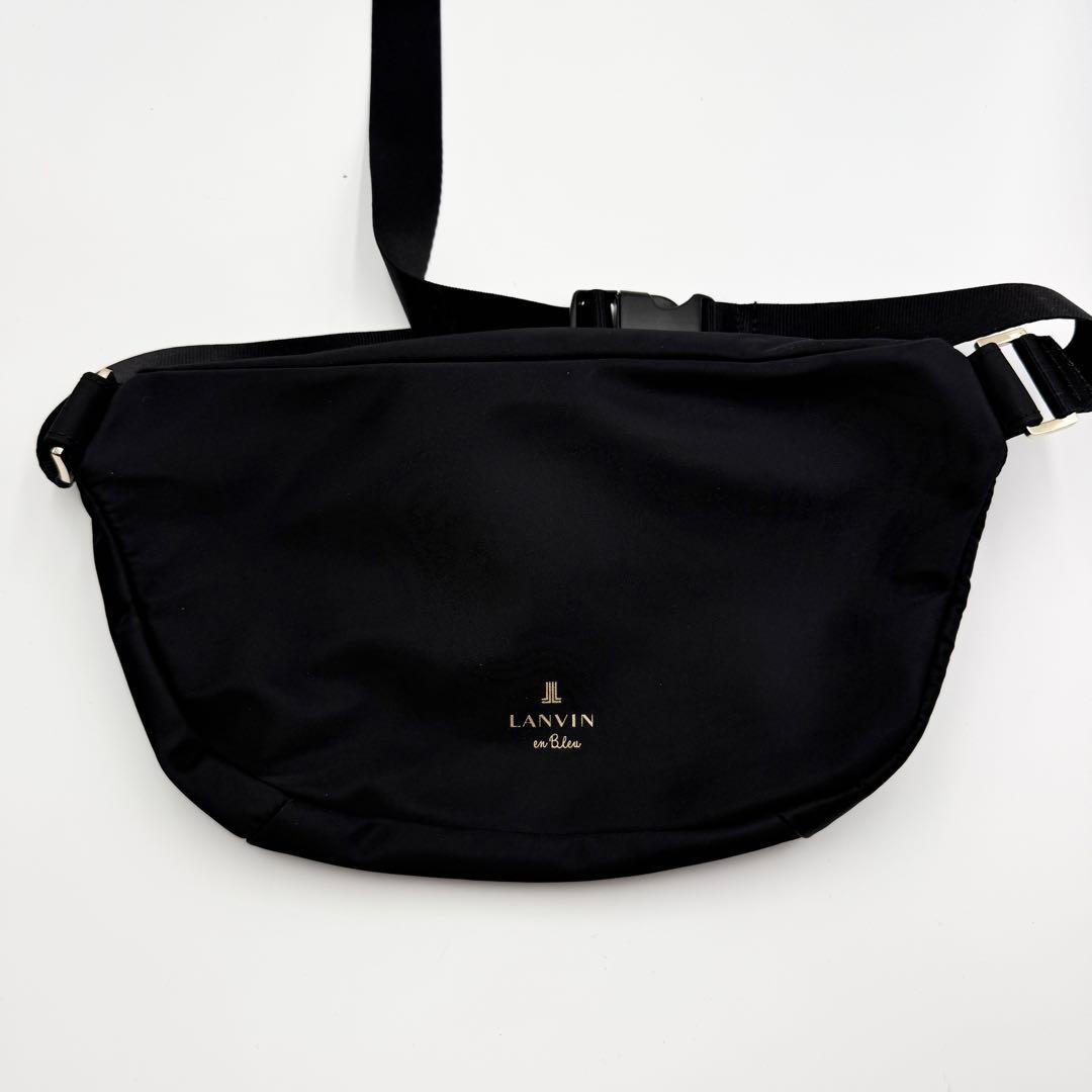 未使用品✨LANVIN ランバンオンブルー ボディバッグ ウエストポーチ リボン