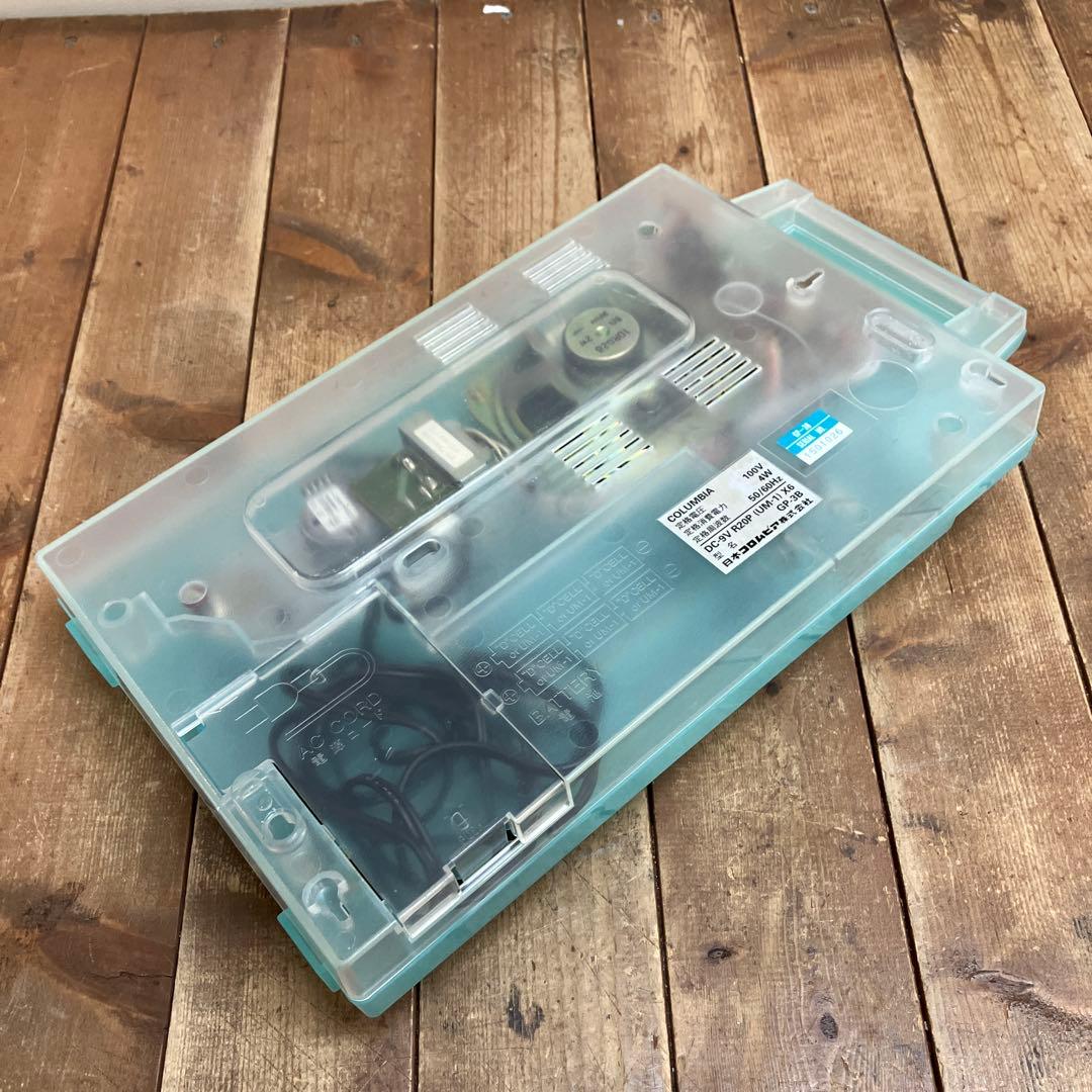 D-1 昭和レトロ 日本コロムビア ポータブルプレーヤー GP-3B レコード