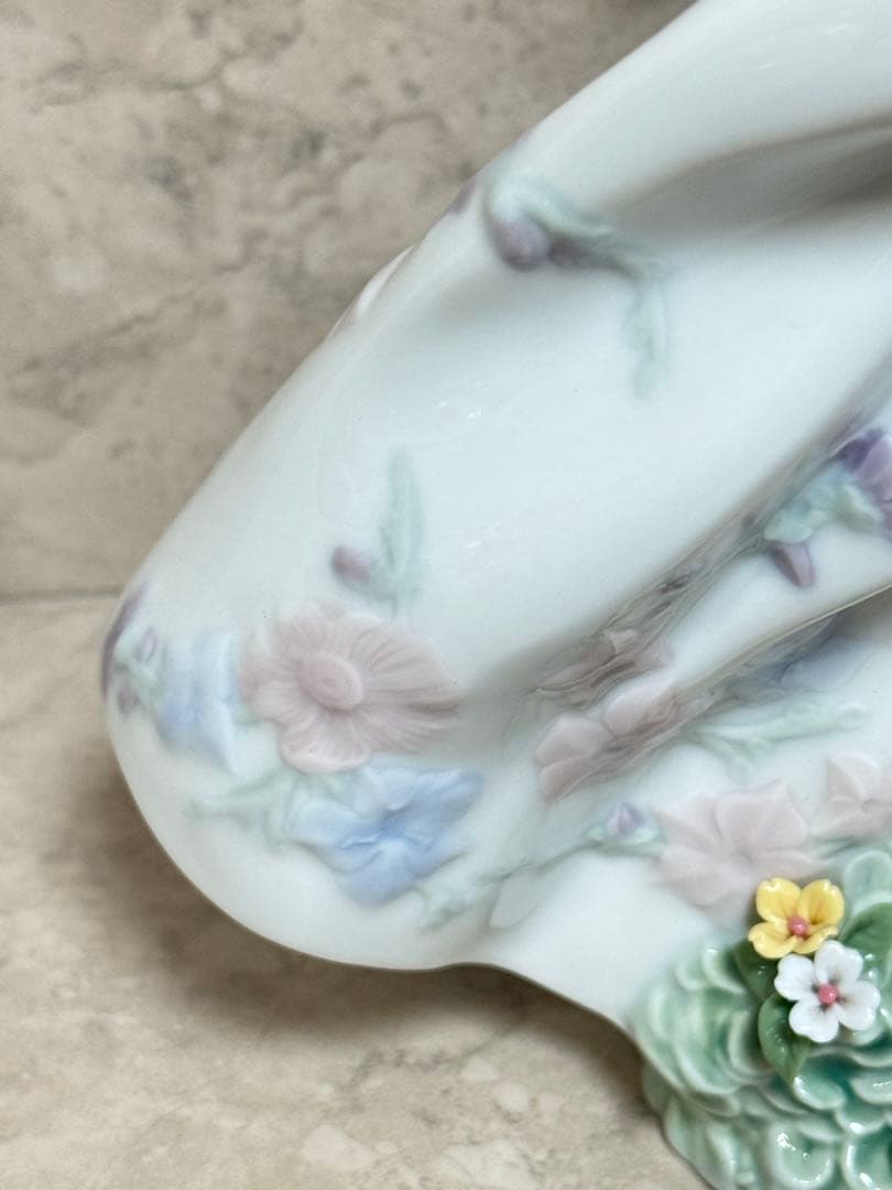 現行品 リヤドロ フィギュリン フラワーガーデン 少女