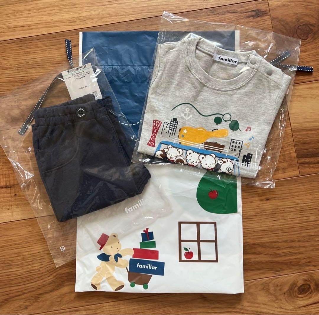 新品★ファミリア ファミちゃんTシャツ＆パンツ 2点セット
