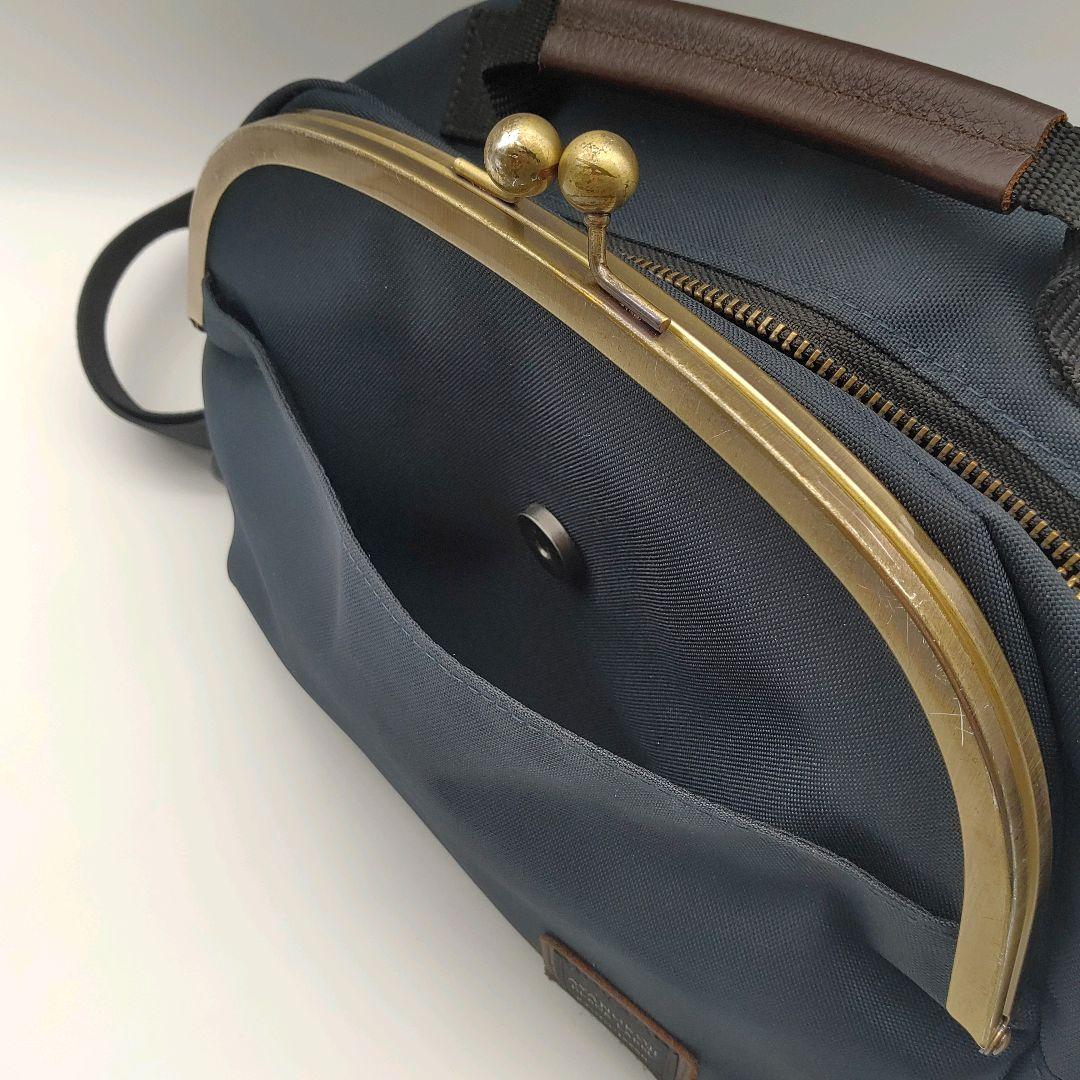 AYANOKOJI　アヤノコウジ　がま口ボディバッグ　ネイビー