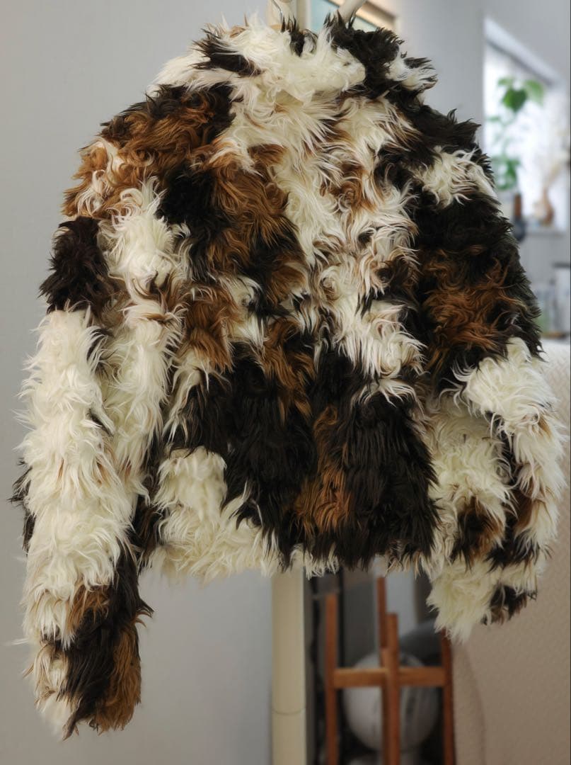 美品 アニマルフェイクファー ブルゾン greenlabel relaxing