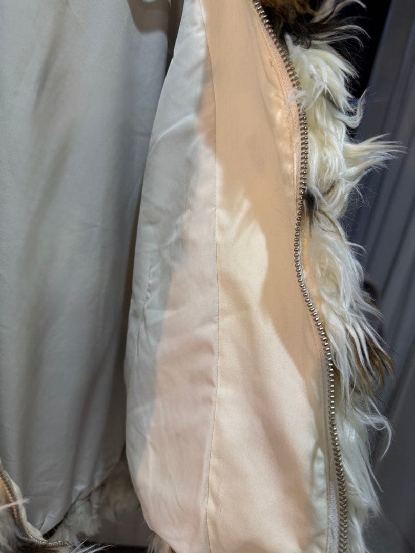 美品 アニマルフェイクファー ブルゾン greenlabel relaxing