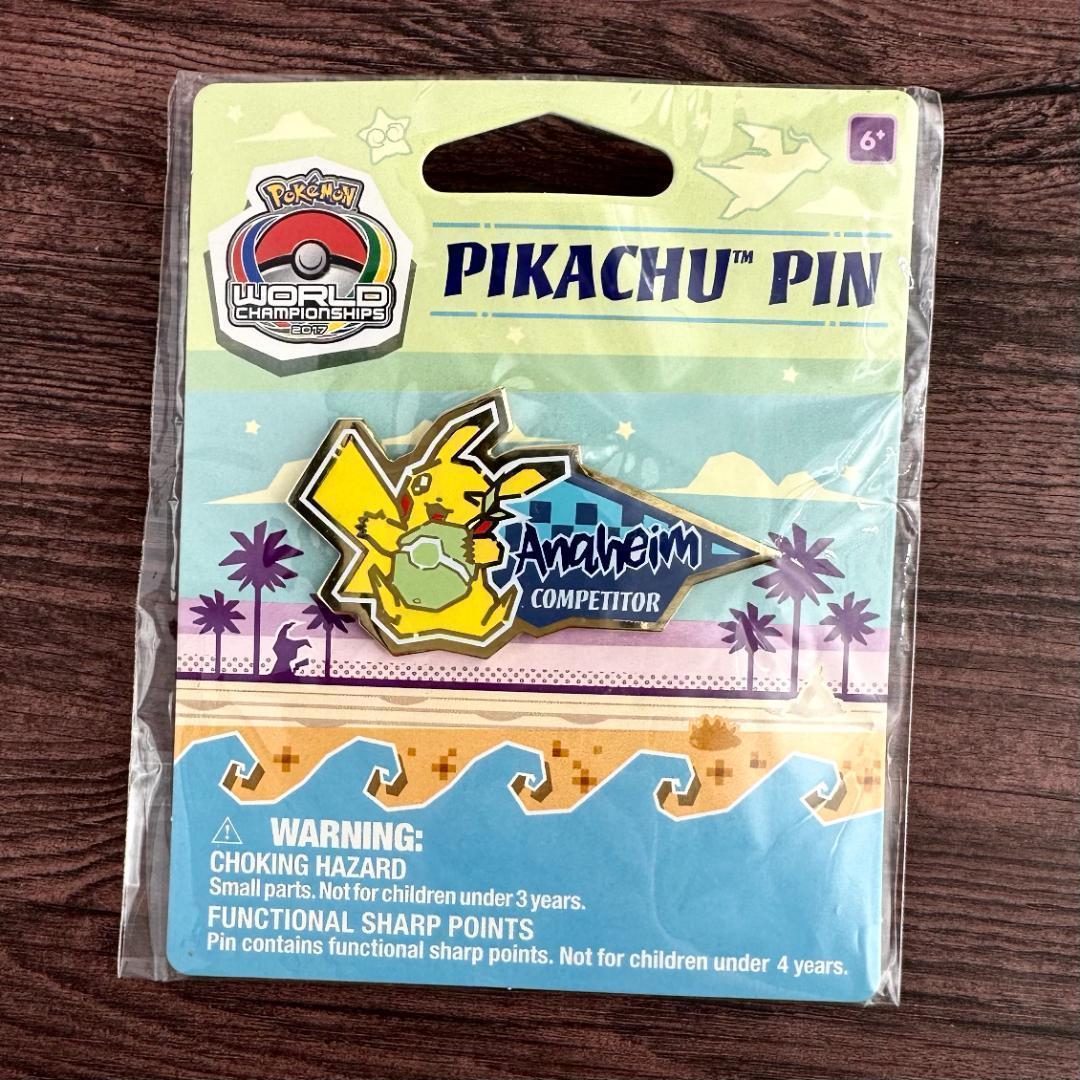 WCS2017 アナハイム 出場者限定 ピカチュウ ピンバッジ【海外限定】
