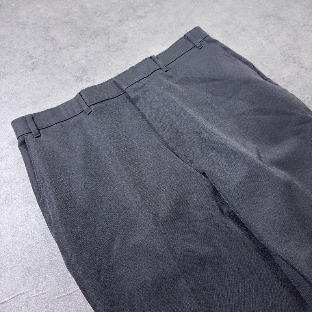 90s USA製Levi's アクションスラックス ブラック黒W38L30 古着
