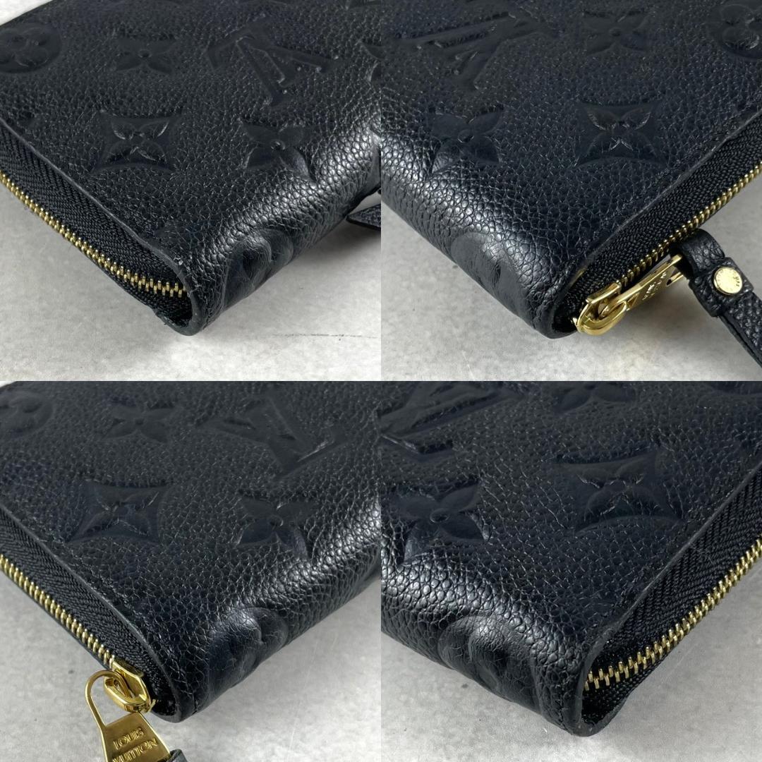 極美品✨ LOUIS VUITTON アンプラント ジッピーパース 黒