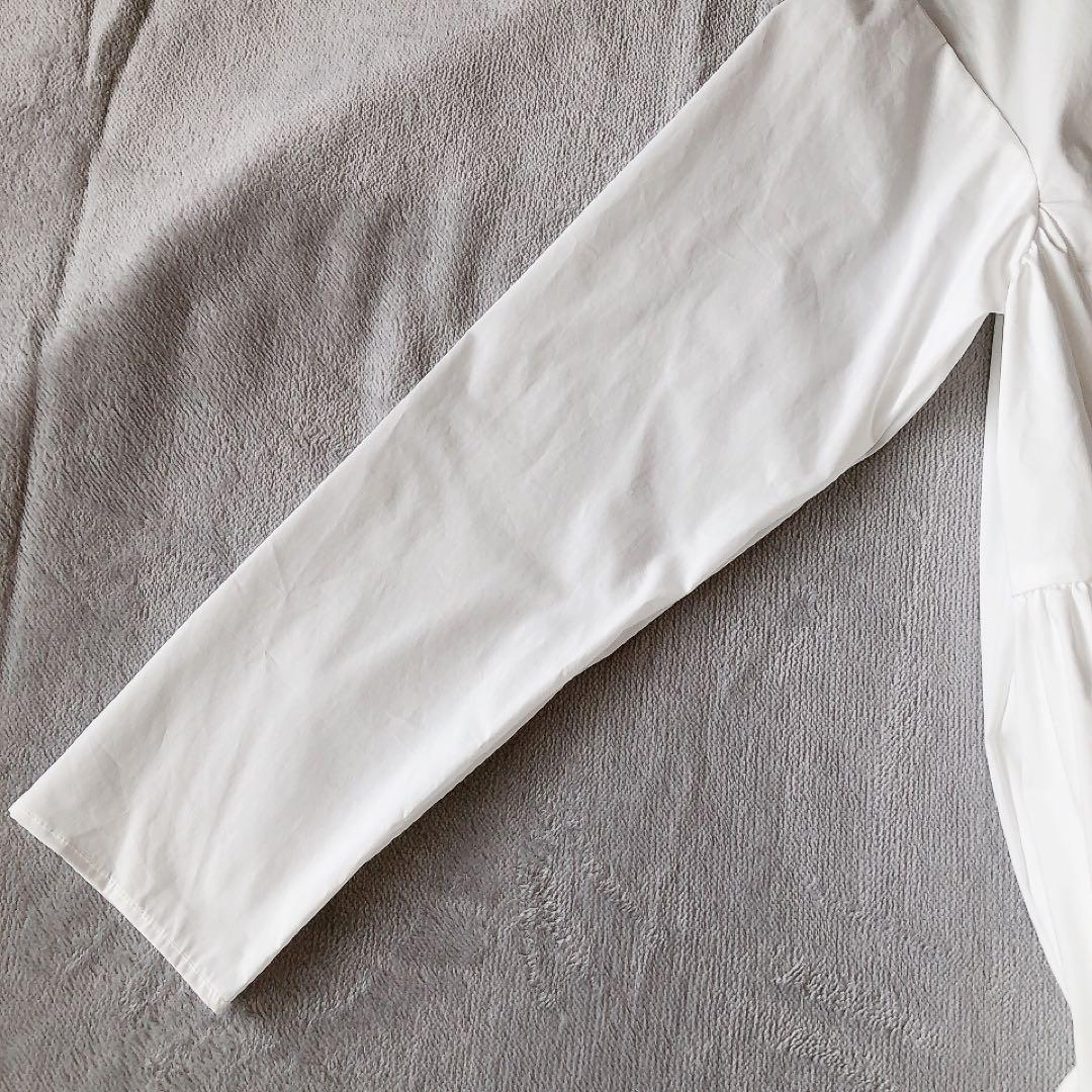 【新品タグ付き】2025 Sono ソーノ チュニックブラウス ホワイトAライン