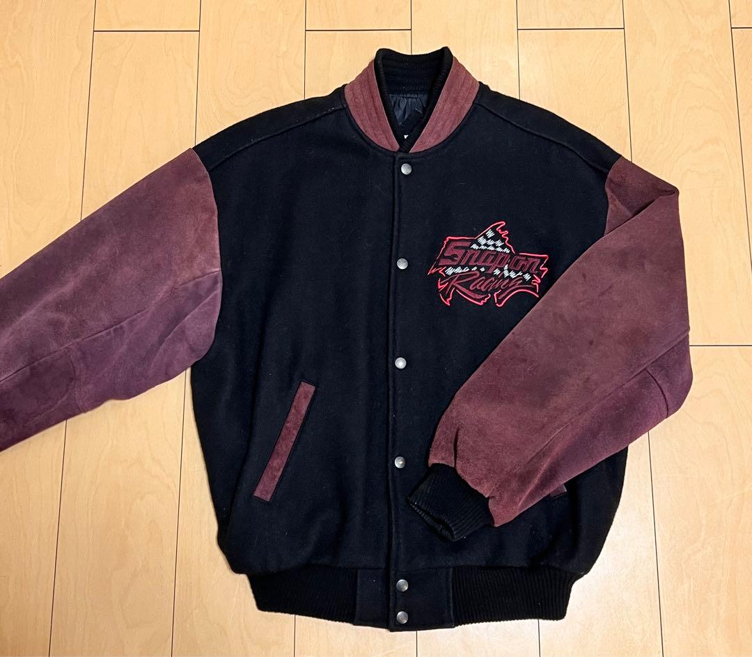 snap-on スタジャン レザースタジャン