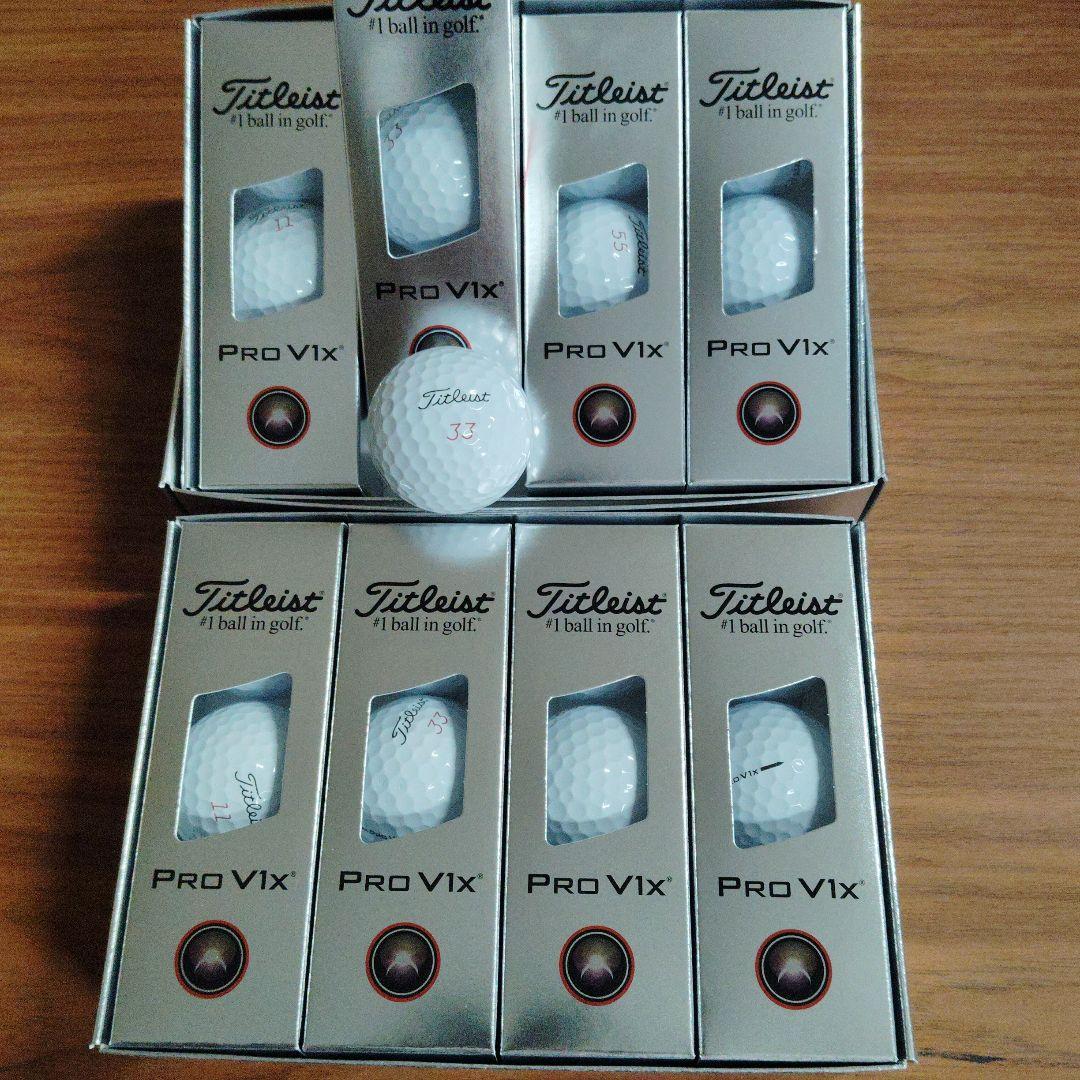 Titleist Pro V1x ゴルフボール 　2ダース
