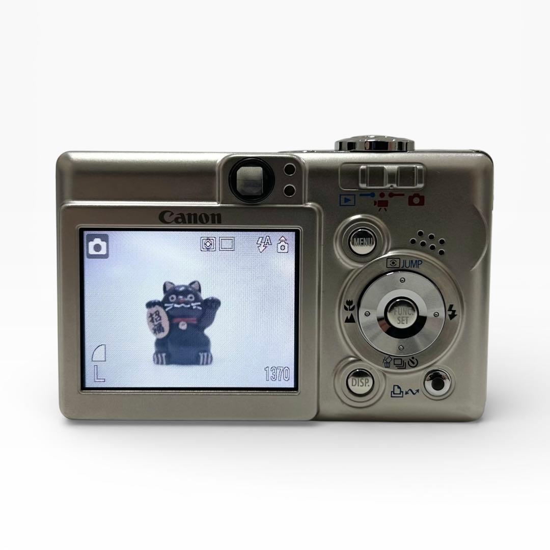 極美品 Canon キヤノン IXY DIGITAL 55 シルバー デジカメ
