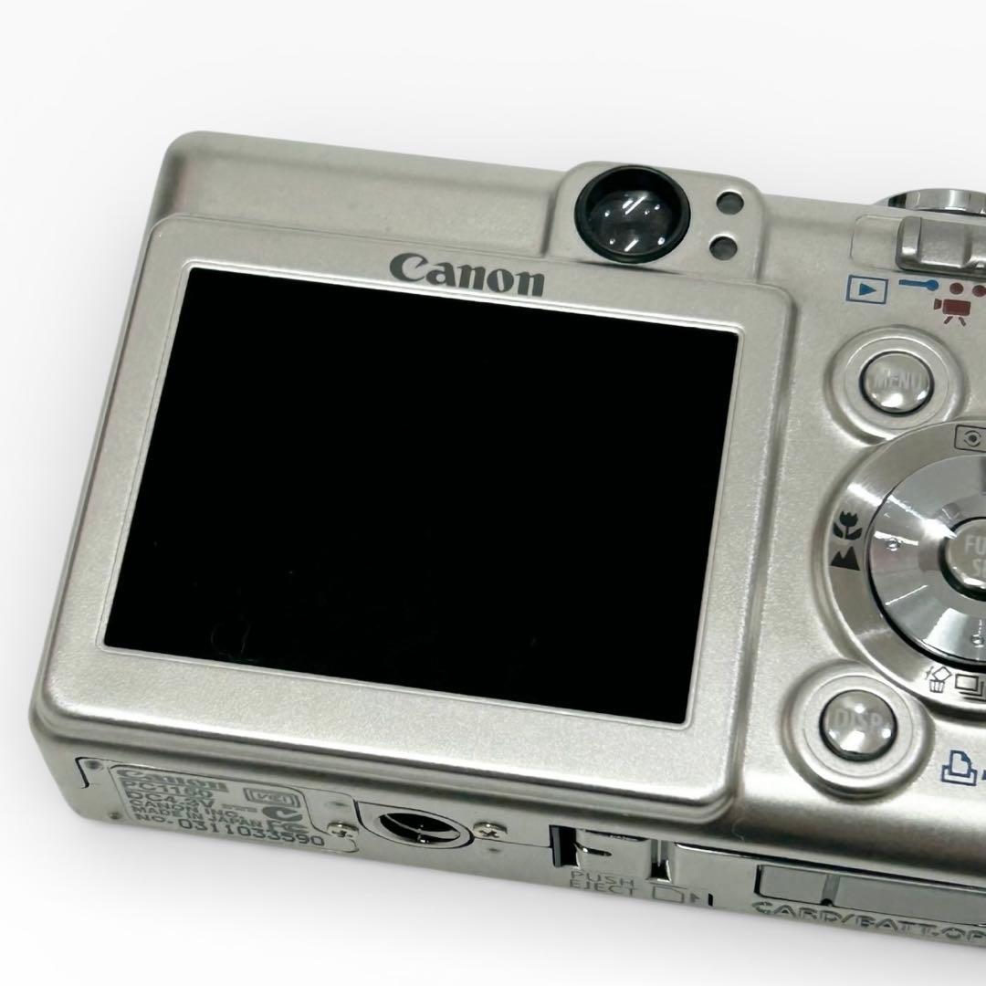 極美品 Canon キヤノン IXY DIGITAL 55 シルバー デジカメ