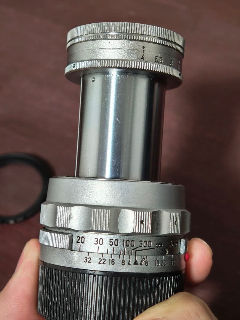 エルマー 90mm f4 沈胴 良品 Mマウント