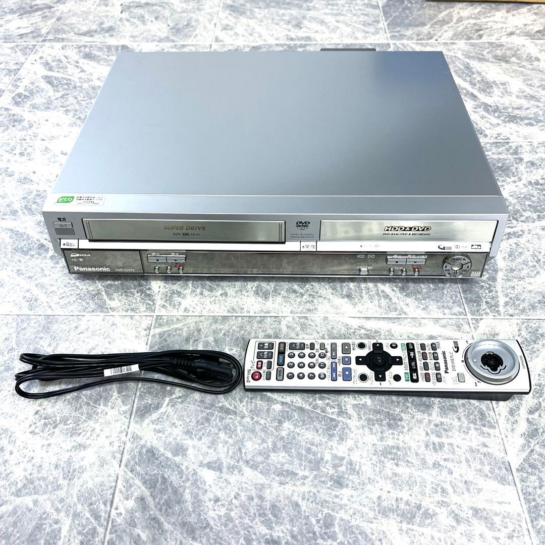 Panasonic HDD搭載 VHS一体型DVDレコーダー DMR-E250V