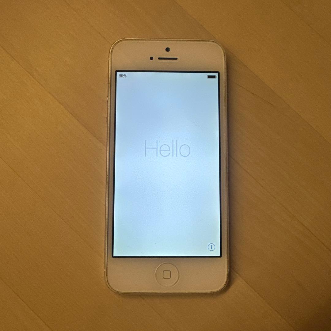 Apple iPhone 5 ホワイト 本体