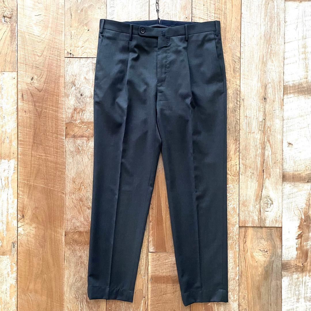 【極美品】INCOTEX SUPER100'S ウール スラックス パンツ 48