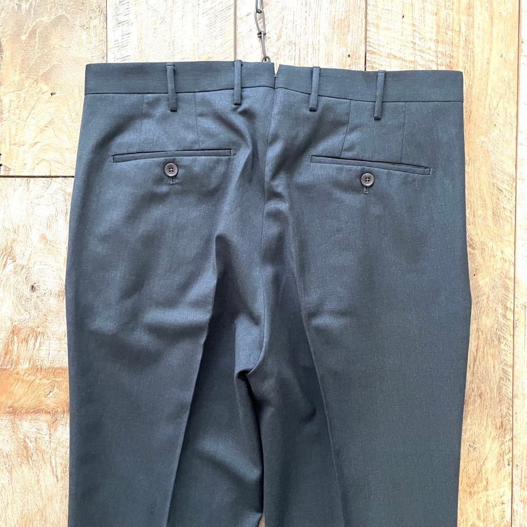 【極美品】INCOTEX SUPER100'S ウール スラックス パンツ 48