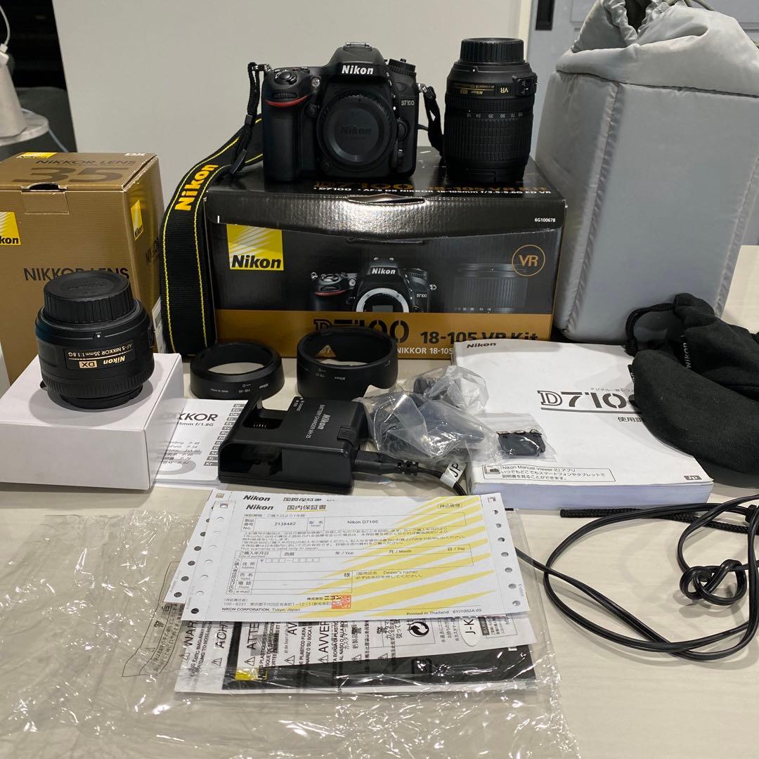 ニコンＤ7100 デジタル一眼レフカメラ　と　別売レンズ