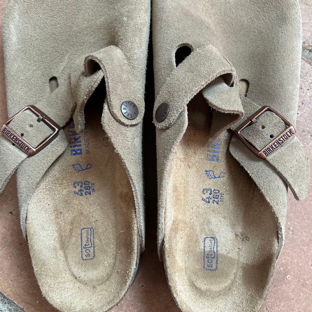 BIRKENSTOCK Boston ベージュ サンダル 43