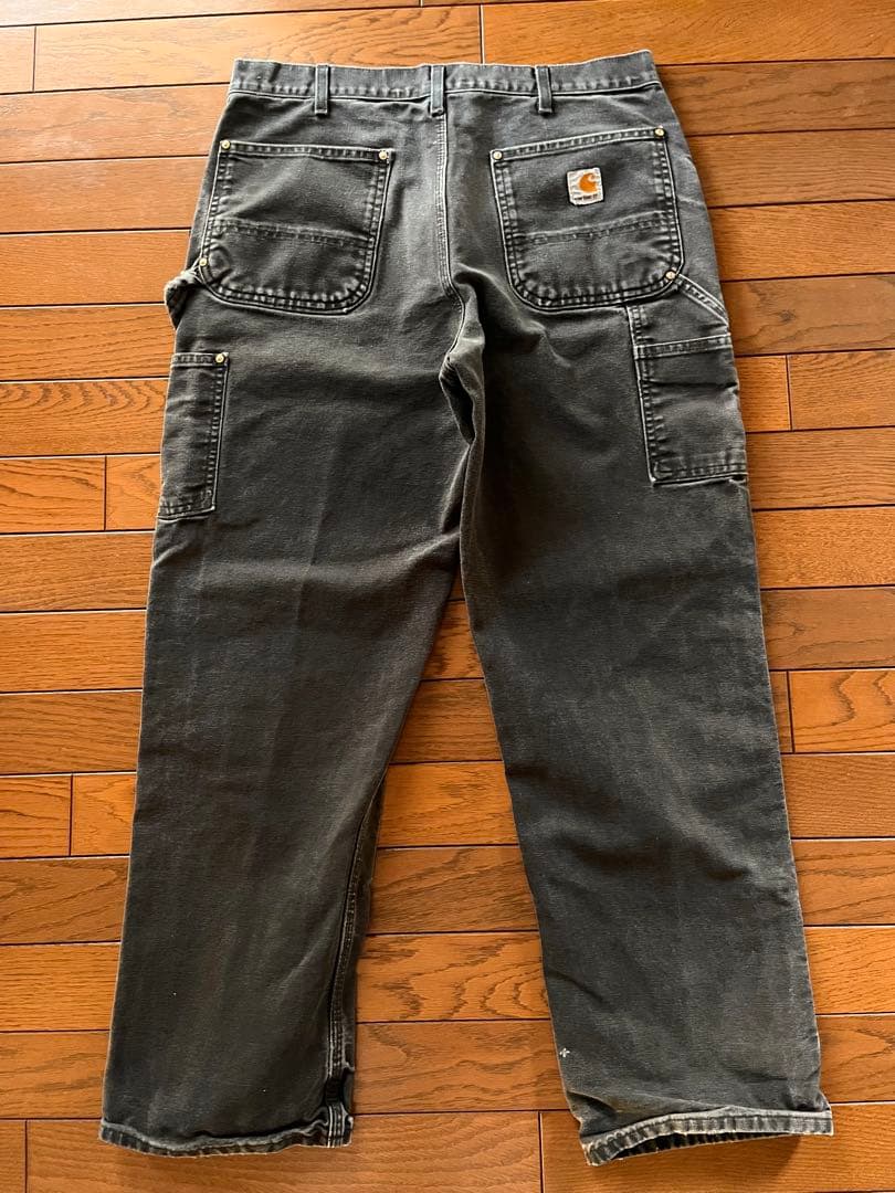 USA製！CARHARTT DOUBLEKNEE カーハートダブルニー　ブラック