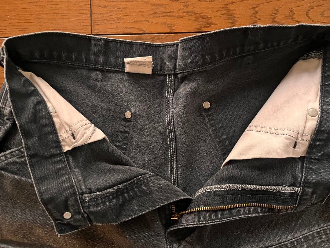 USA製！CARHARTT DOUBLEKNEE カーハートダブルニー　ブラック