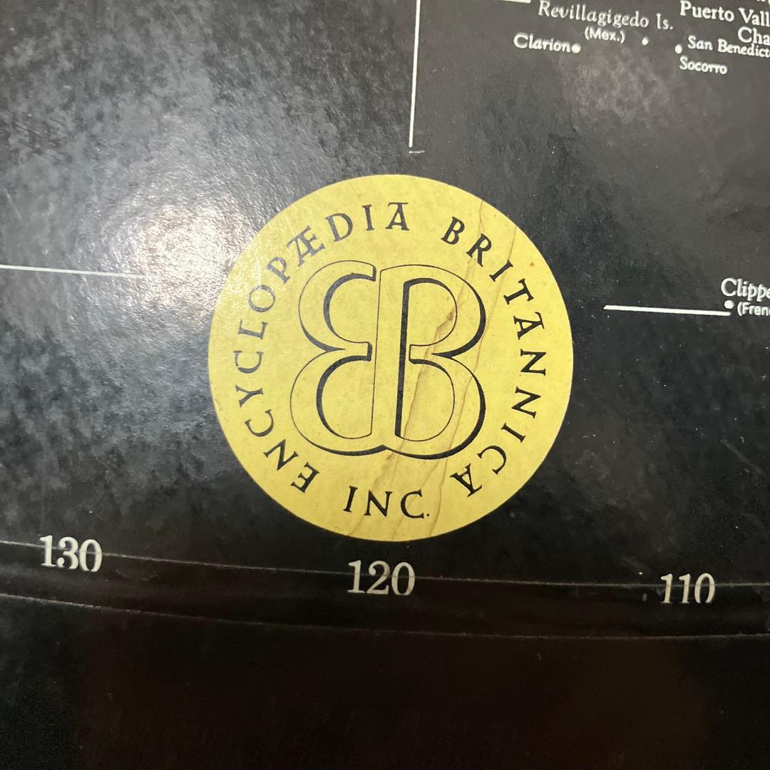 【ビンテージ】ブラックオーシャン地球儀 アメリカ買付品60年代70年代