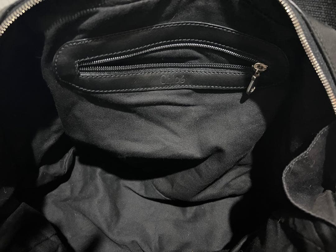 再×7お値下げ品！ 美品　Chloe ブラックボストンバッグ