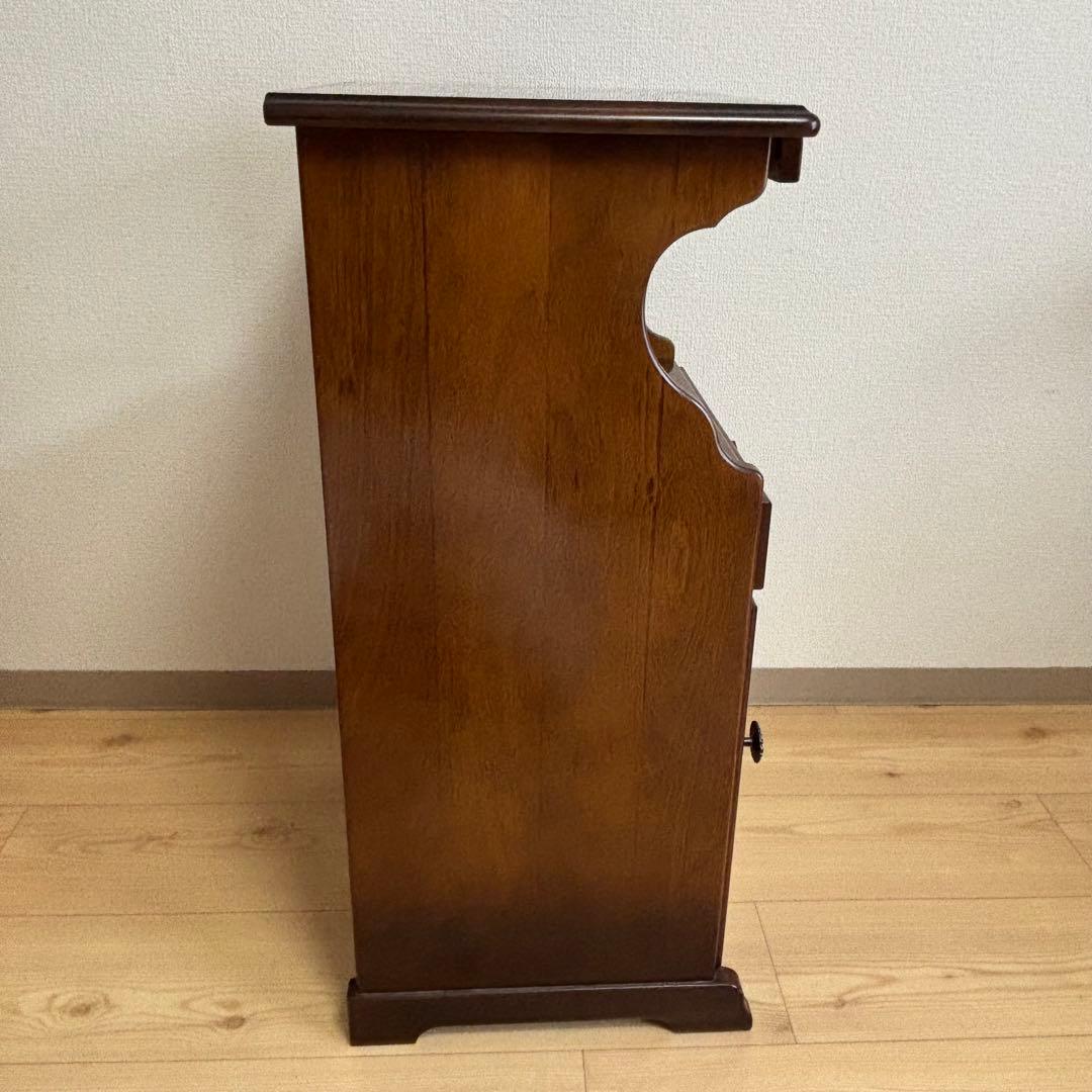【美品】Karimoku カリモクコロニアル 電話台 サイドキャビネット