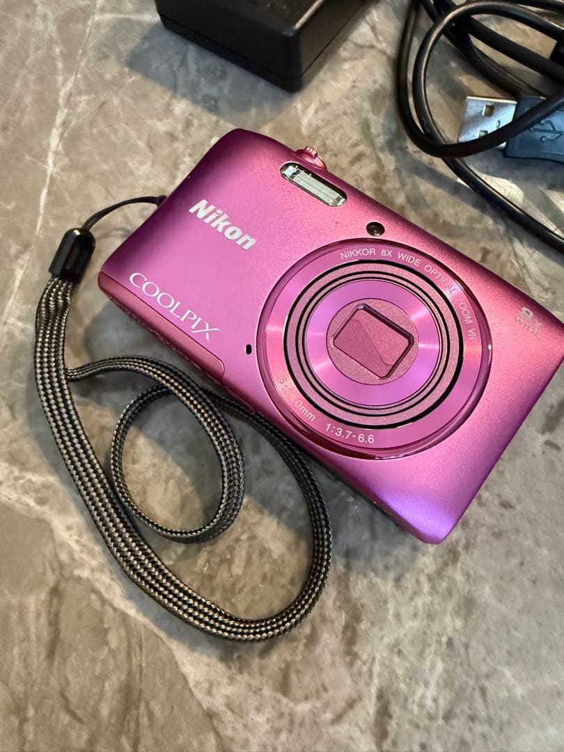 【充電器付き！即発送！】Nikon COOLPIX S3600 ピンク