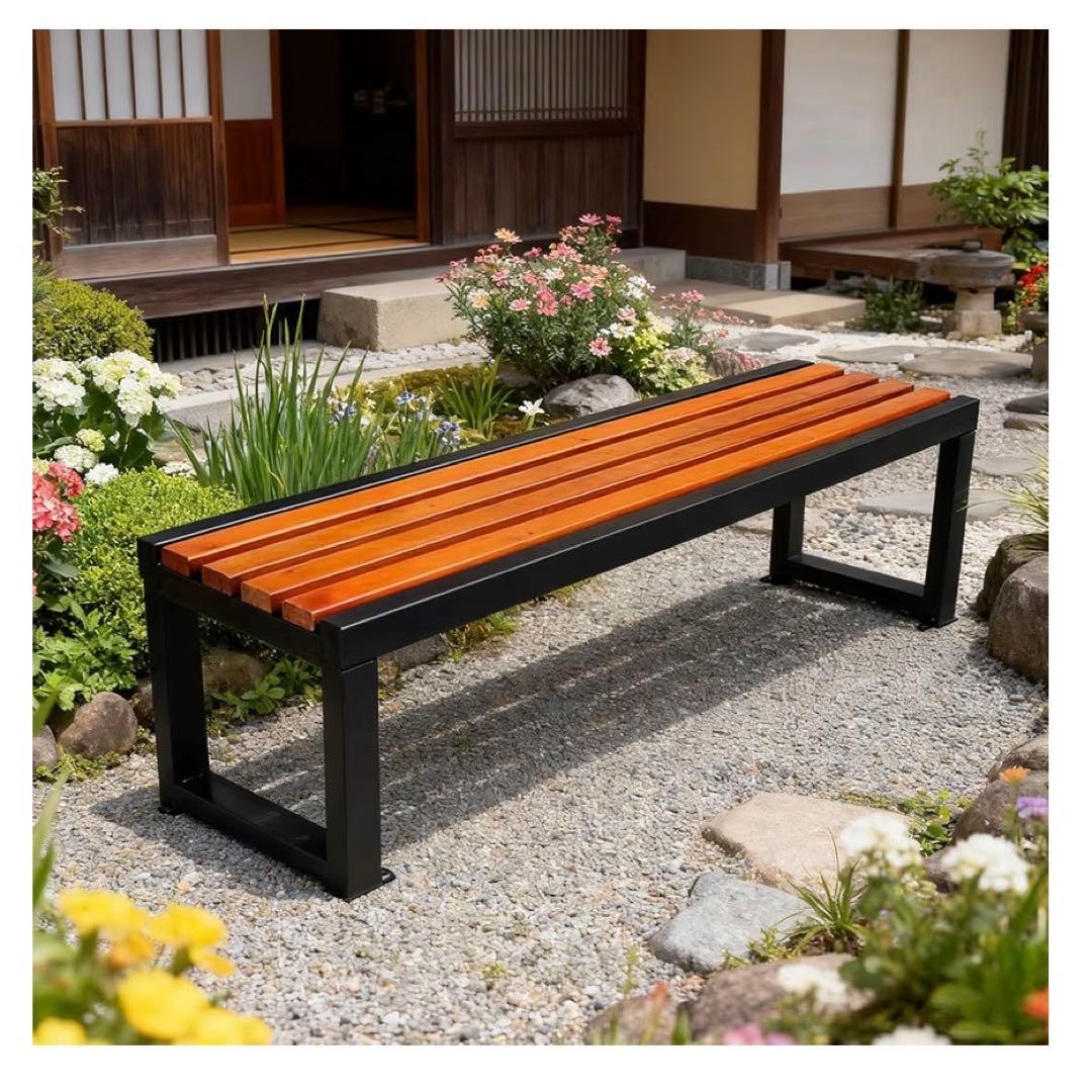 TRAGLO ガーデンベンチ 縁台 木製 屋外ベンチ 180cm