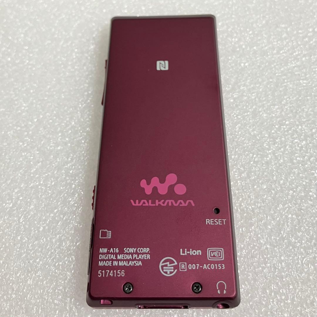 【バッテリー良好】ソニー　ウォークマン　NW-A16 32GB ローズ