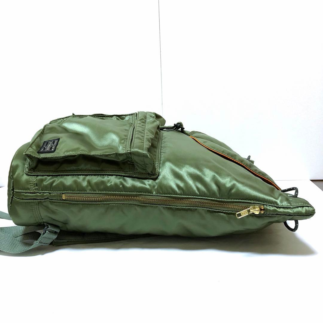 新品同様✨希少 ポーター タンカー リュック 大容量 A4可 セージ 吉田カバン