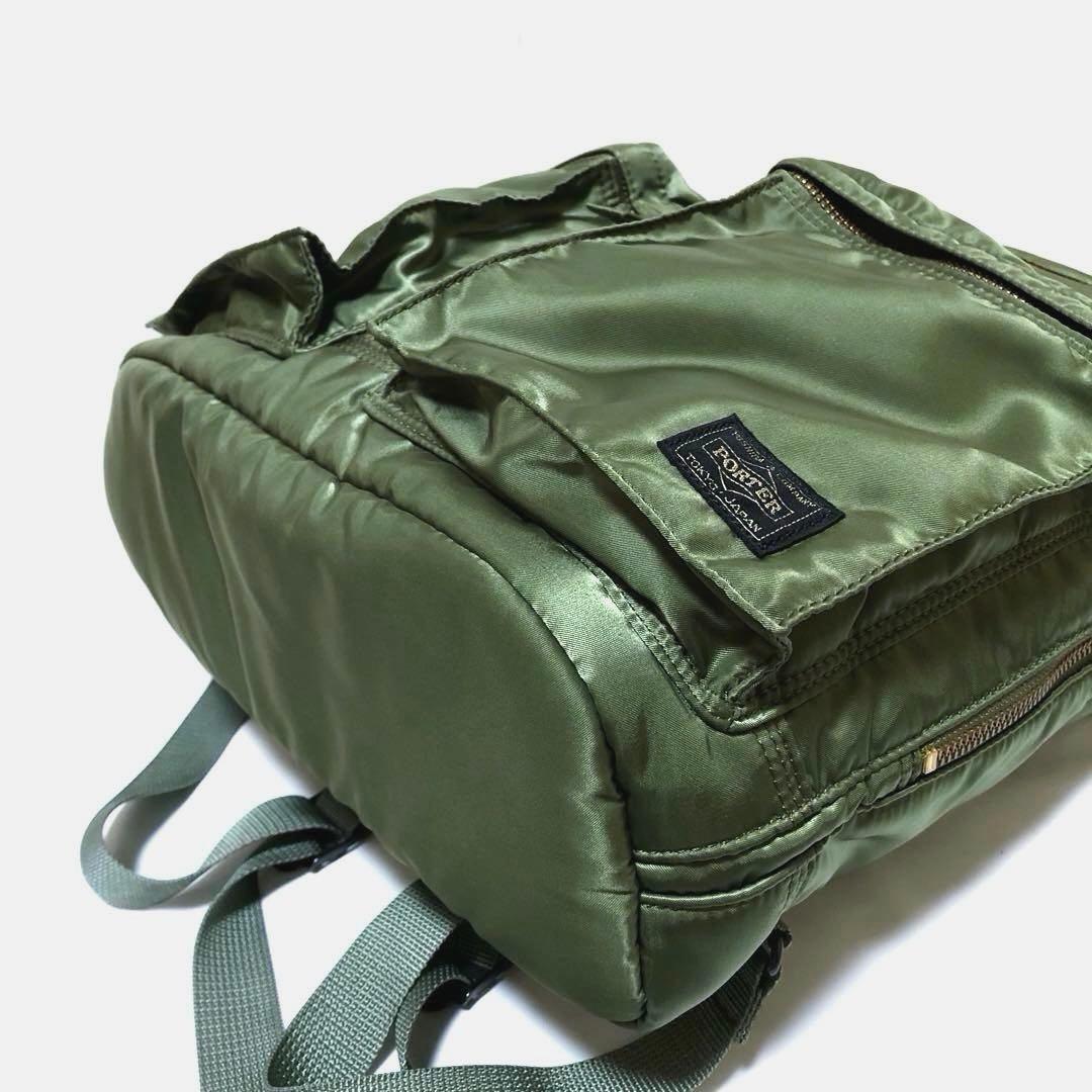 新品同様✨希少 ポーター タンカー リュック 大容量 A4可 セージ 吉田カバン