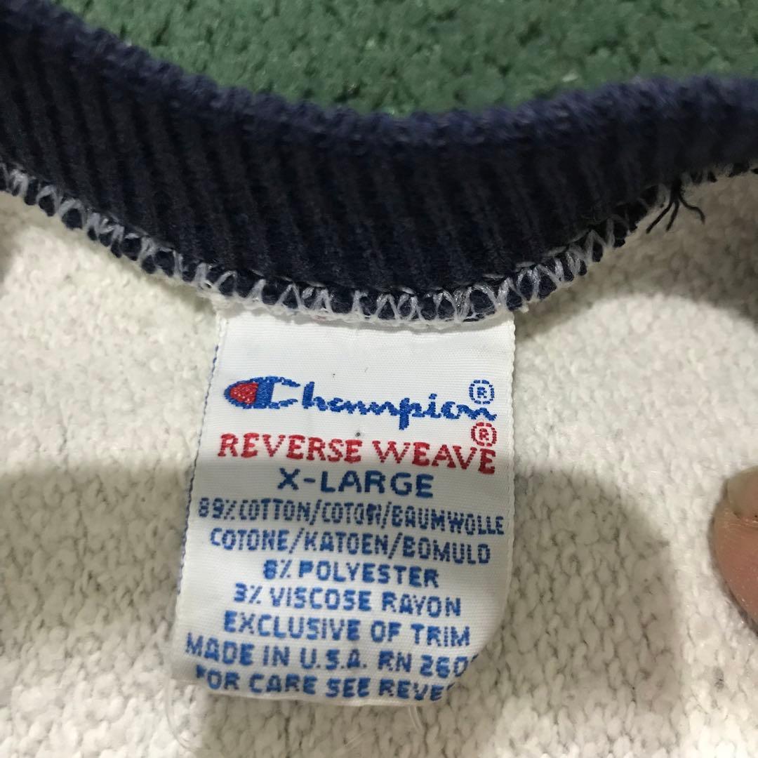 90s チャンピオン　リバースウィーブ　スウェット　USA製　刺繍タグ　XL