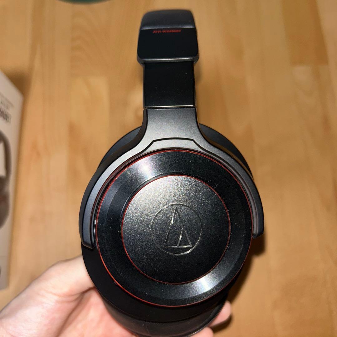 オーディオテクニカ　ATH-WS990BT ワイヤレスヘッドホン 赤☆美品