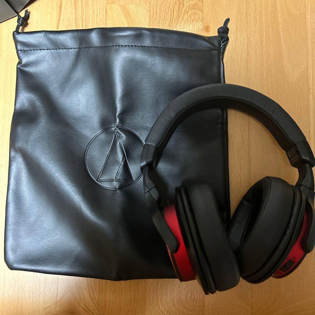 オーディオテクニカ　ATH-WS990BT ワイヤレスヘッドホン 赤☆美品