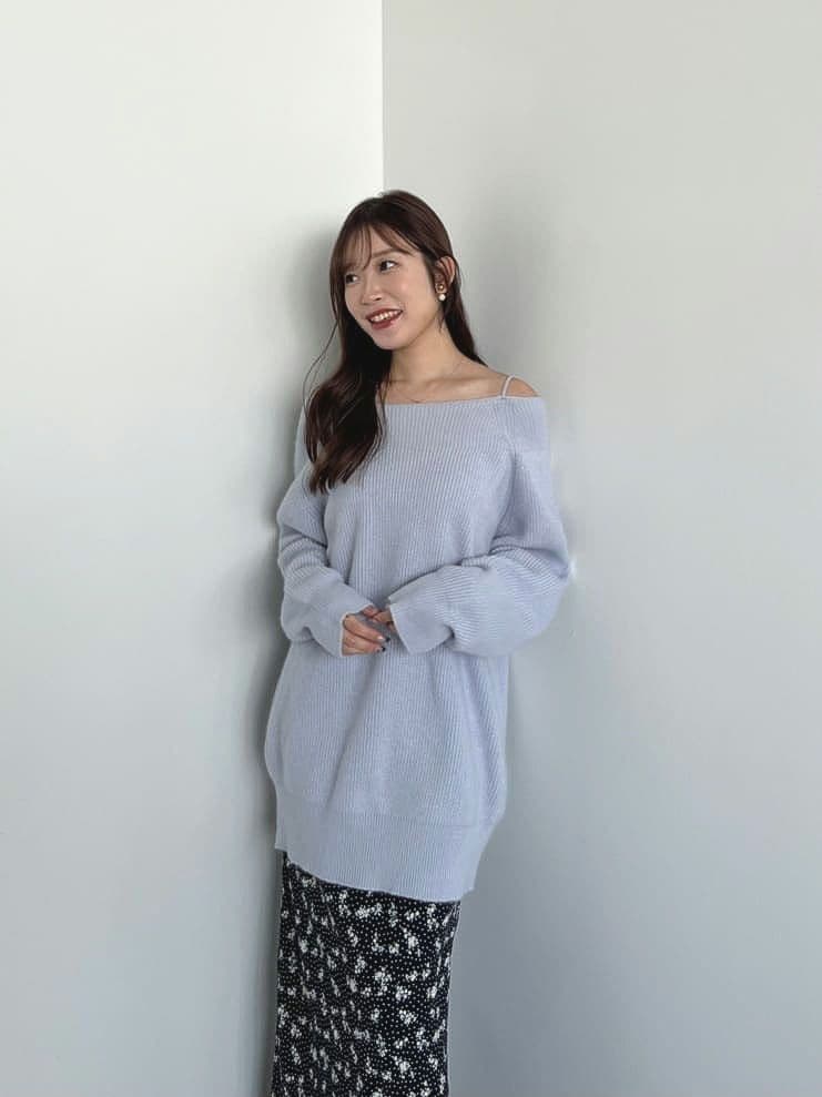 【セール価格以下】新品タグ付 ココディール ラクーン混ニットミニワンピース