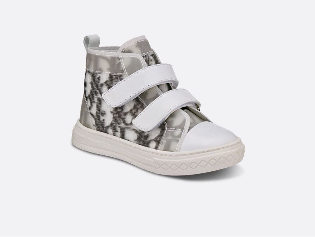 今月処分‼️DIOR ベビー B23 リーグ ハイトップスニーカー　巾着付き