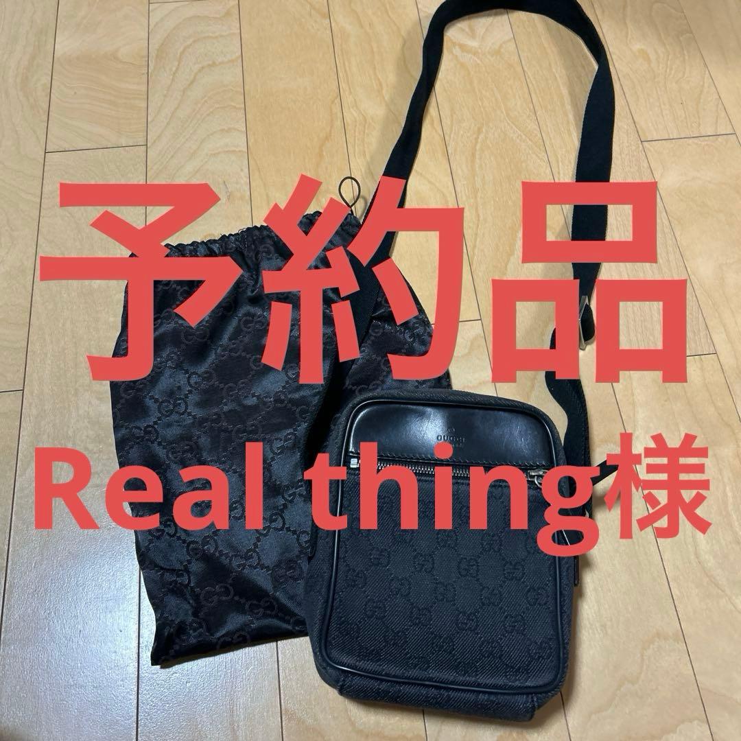 【予約品】Gucci ブラック ショルダーバッグ 収納袋付き