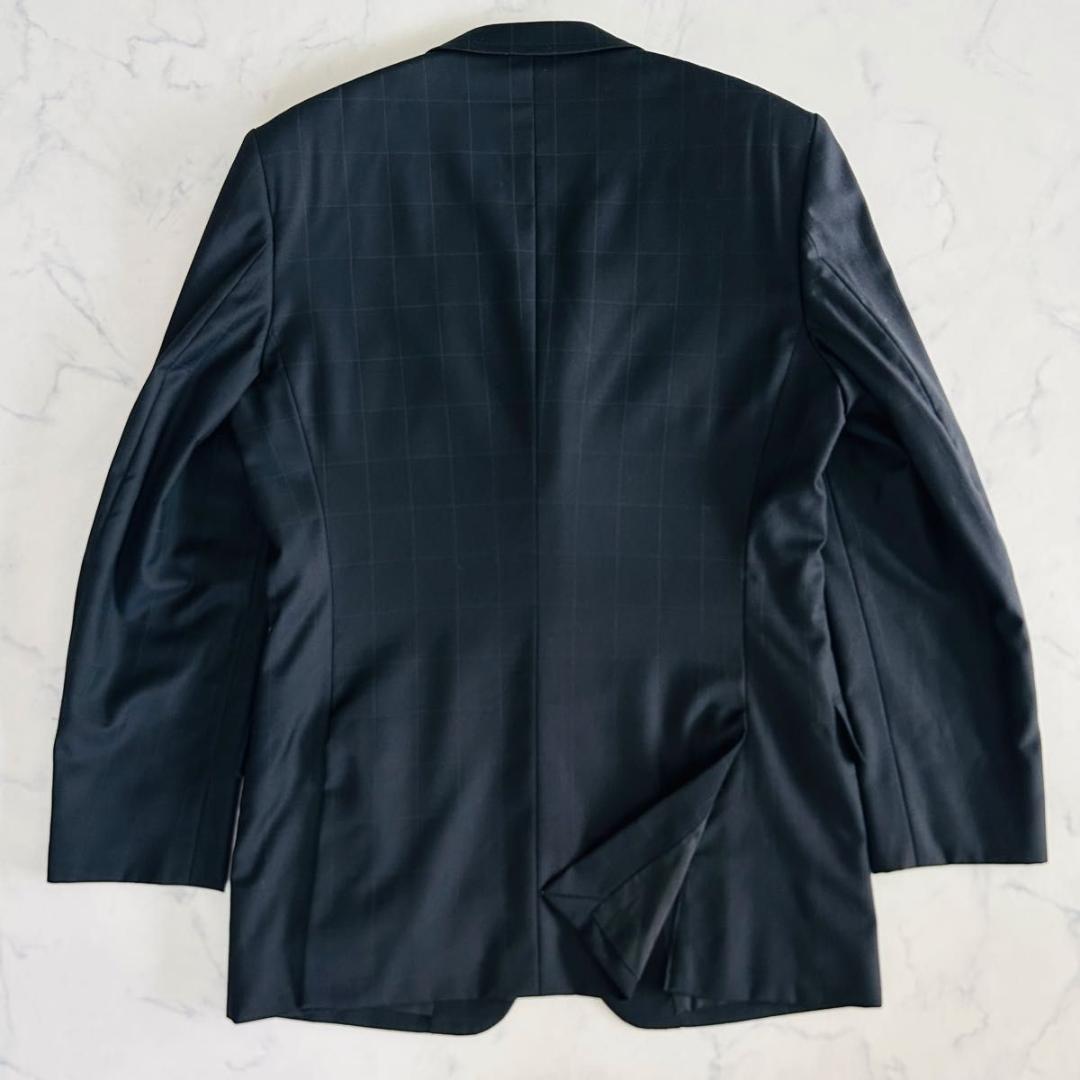 【美品】ポールスミス×カノニコ スーツ セットアップ　チェック ブラック L