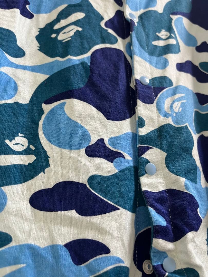 アベイシングエイプ カモフラージュ柄ロンパース 80cm