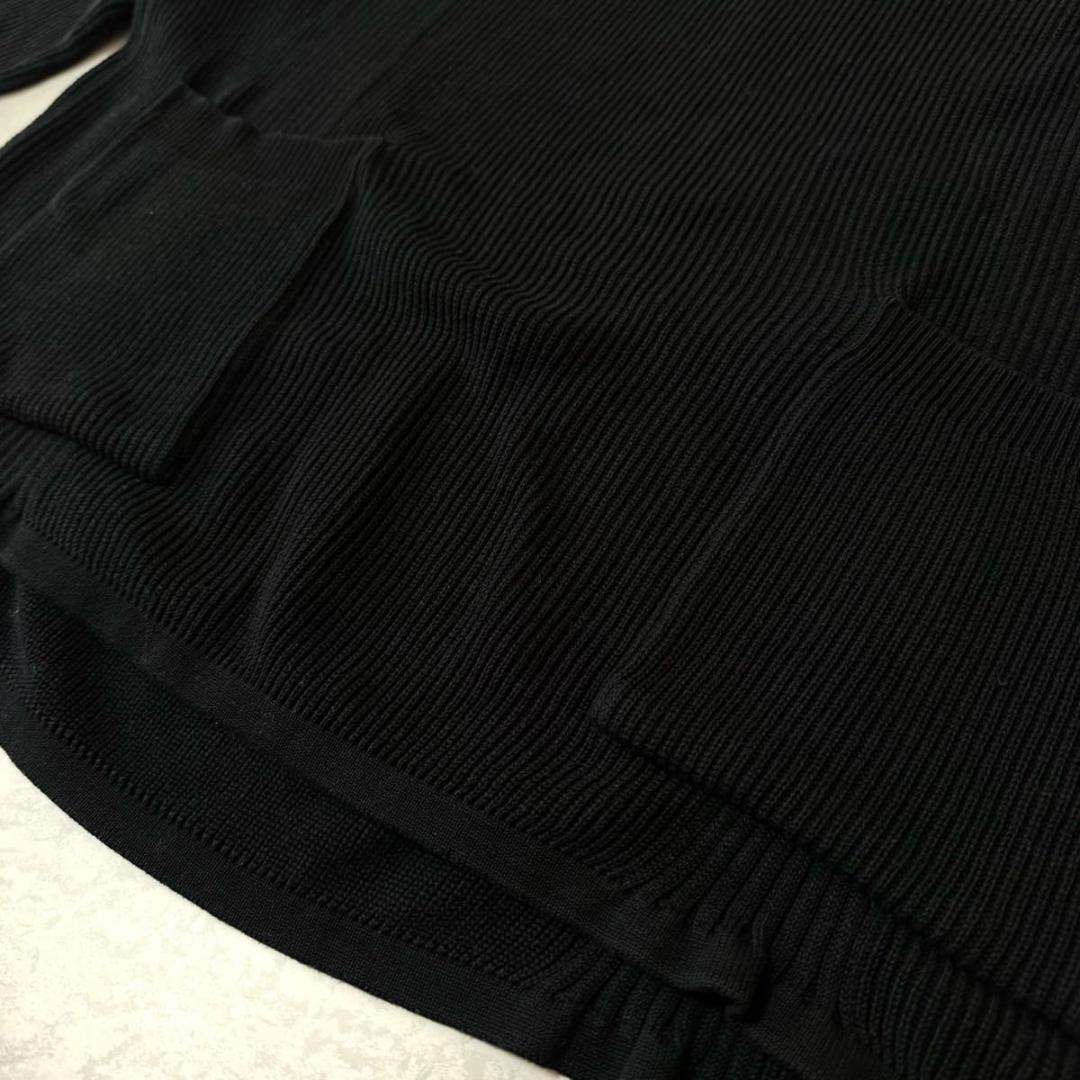 YASHIKI ヤシキ ポケット付き ニット 長袖 ブラック系 1サイズ