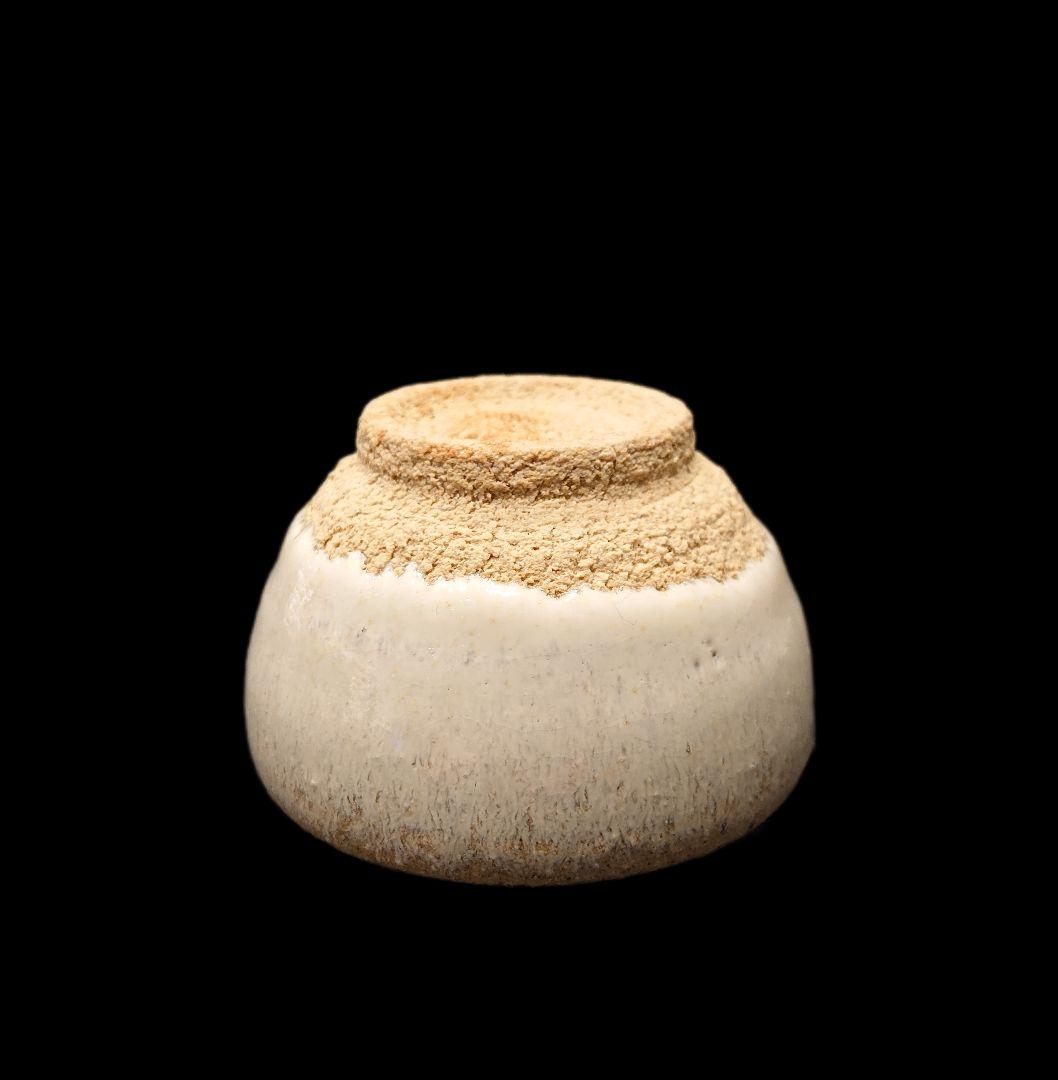 唐津焼 中里重利 斑唐津ぐい呑 共箱、共布、栞三枚全揃い #ぐい呑 #ぐい呑み