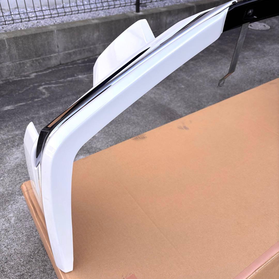 【サスケ】80ヴォクシー モデリスタ フロントスポイラー パールホワイト