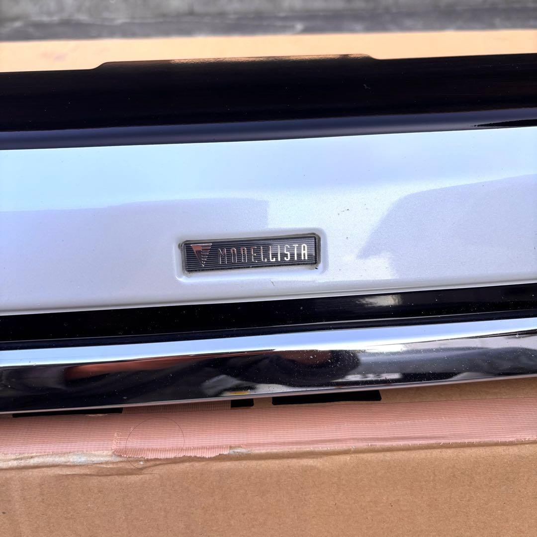 【サスケ】80ヴォクシー モデリスタ フロントスポイラー パールホワイト