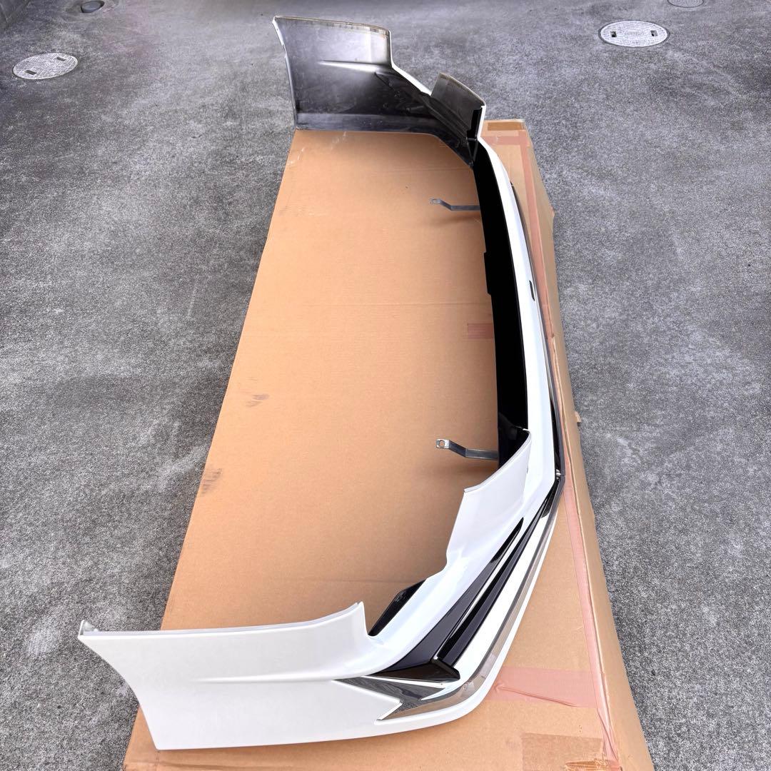 【サスケ】80ヴォクシー モデリスタ フロントスポイラー パールホワイト