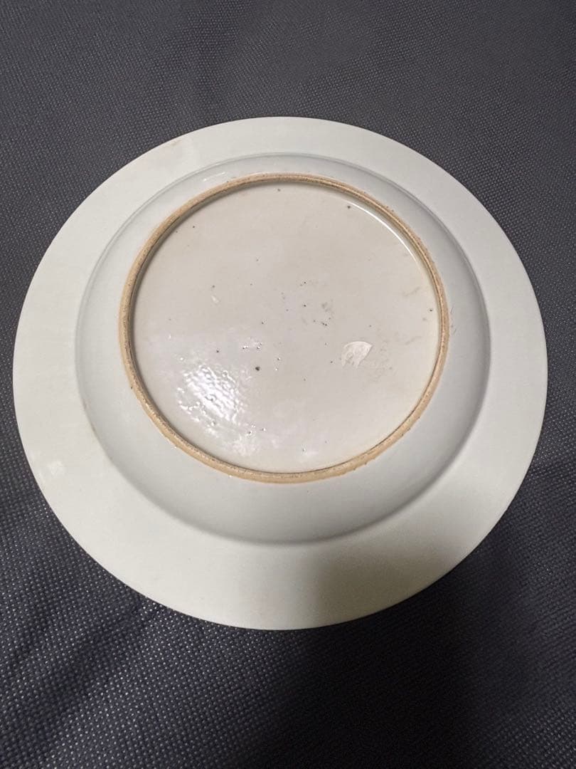 Duan osaka中国古美術 清の時代 金彩粉彩　人物　大皿　23cm