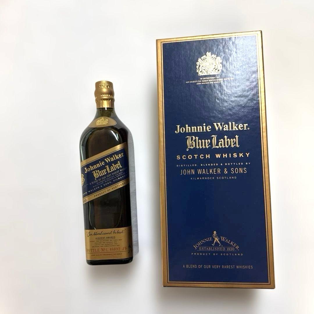 未開封古酒Johnnie Walker Blue Label スコッチウイスキー