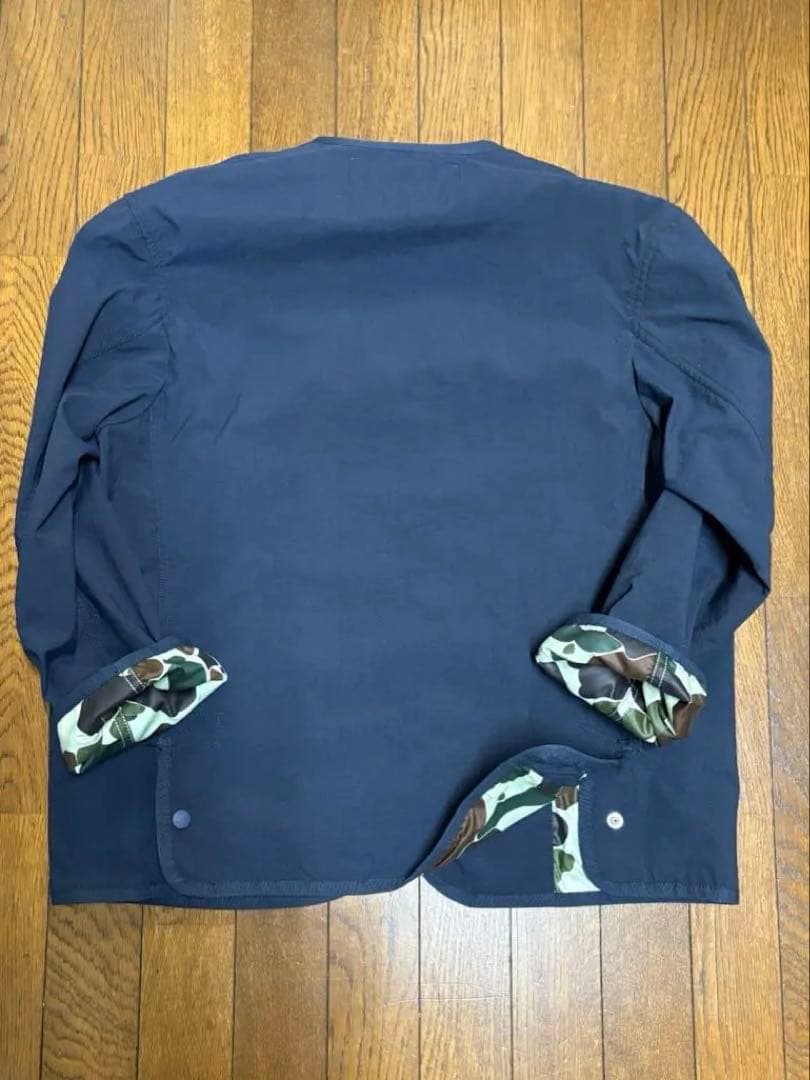 COMME des GARCONS HOMME ナイロン ノーカラージャケット