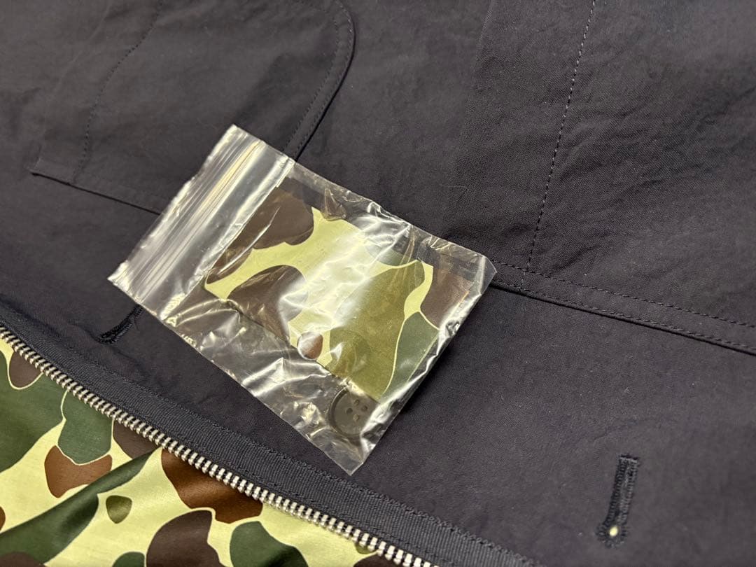 COMME des GARCONS HOMME ナイロン ノーカラージャケット